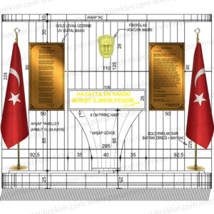 Atatürk Köşesi Seti Poz Model 02