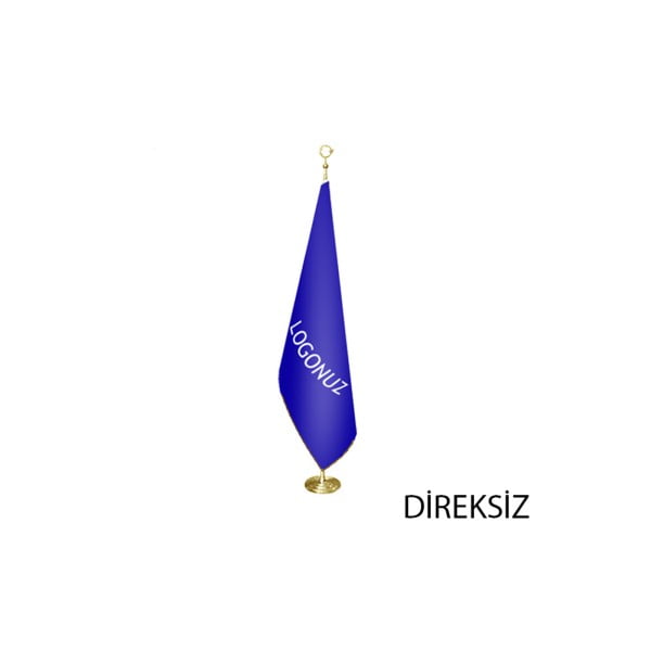 Logolu Makam Bayrağı 100x150 cm 1 Logolu Makam Bayrağı 100x150 cm
