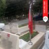 Şehit Bayrak Direği Ayyıldız Dahil (115 cm Boy)