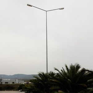 5 Metre Tek Konsol AD1 50 10 Konsol Boyu 1 Metre Yeni Tedaş Galvaniz Poligon Sokak Aydınlatma Direği